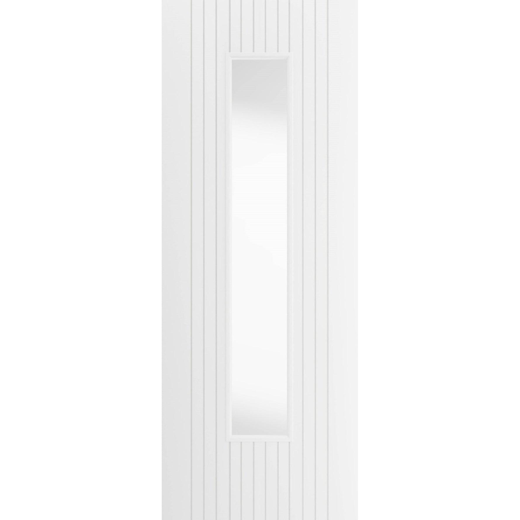 Aria White Primed Clear Glazed Internal Door - Main Product Image