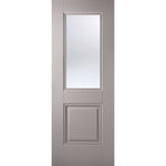 Arnhem Grey 2 Panel Internal Glazed Door - Main Product Image