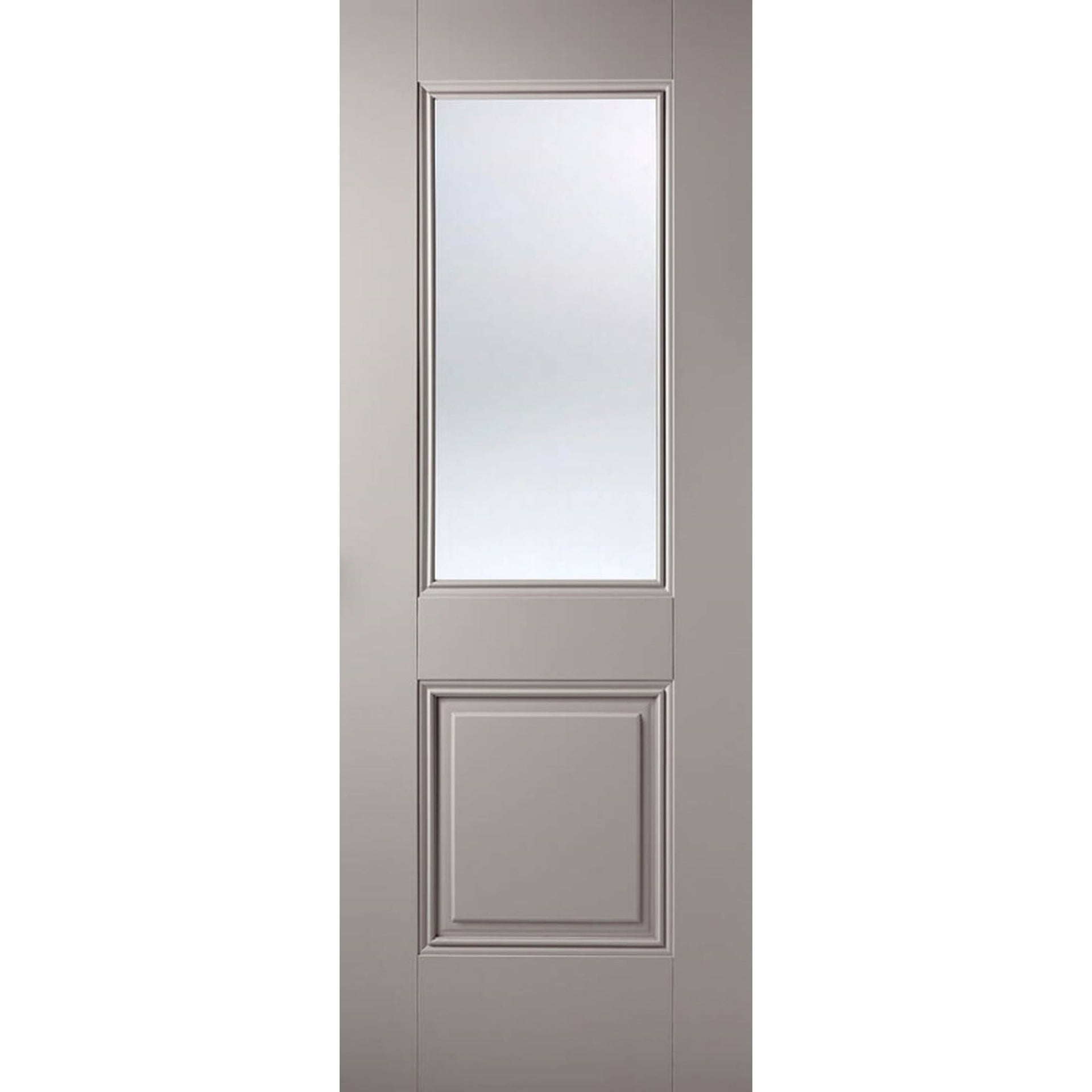Arnhem Grey 2 Panel Internal Glazed Door - Main Product Image