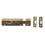 Product Atlantic solid brass surface door bolt, 4 inch