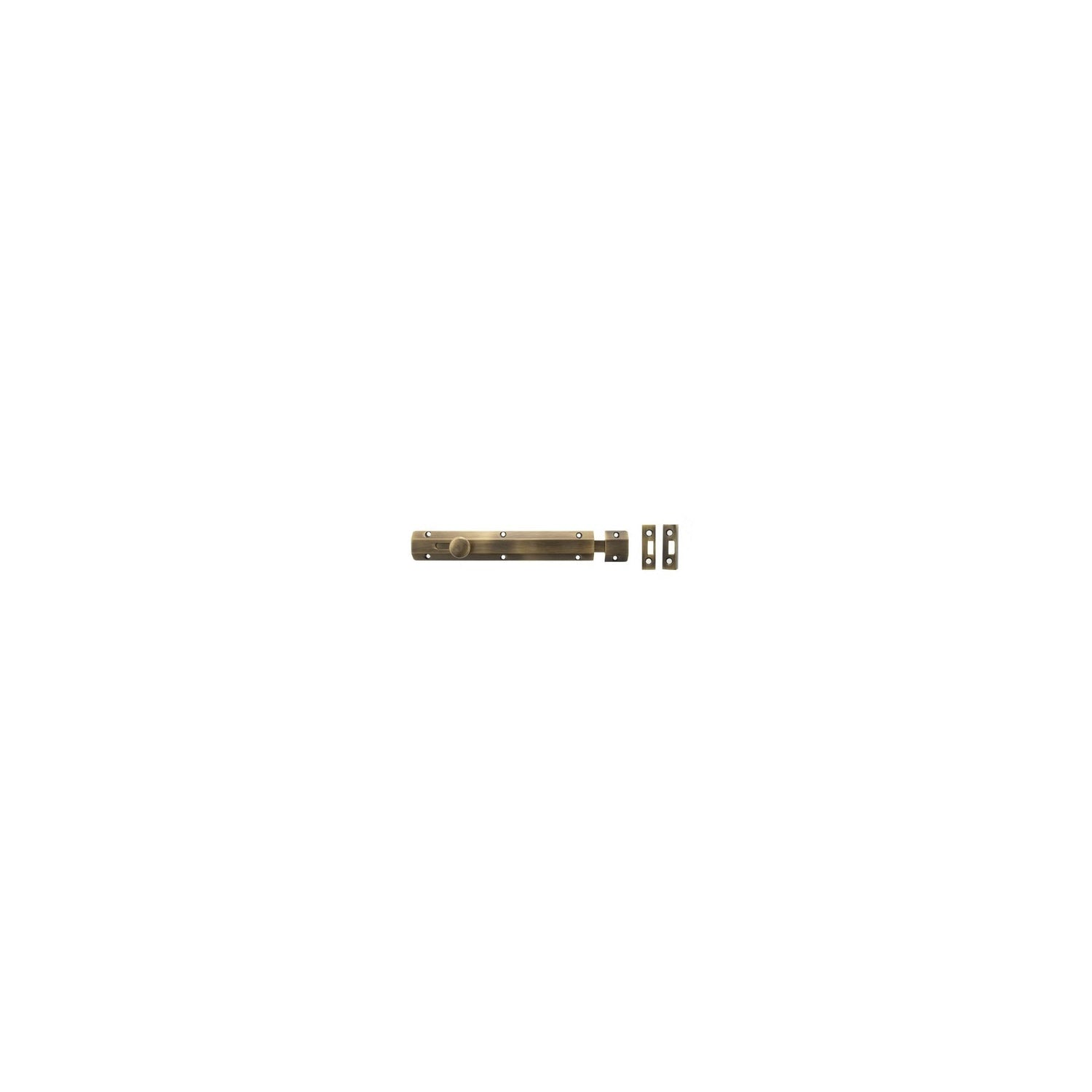 Atlantic Solid Brass Surface Door Bolt 8" - Main Product Image