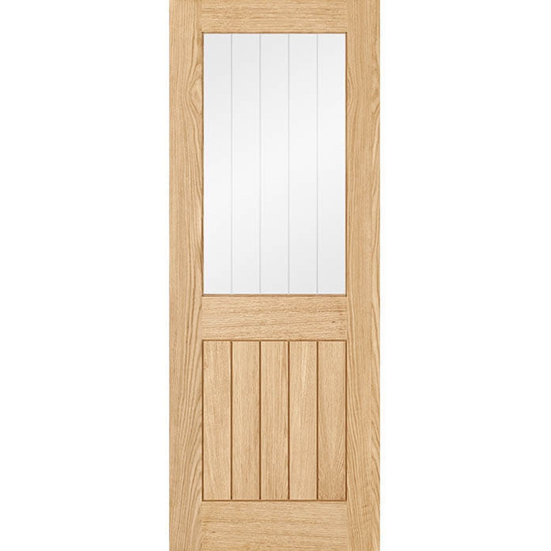 Belize Prefinished Oak 1 Light Glazed Internal Door - Main Product Image
