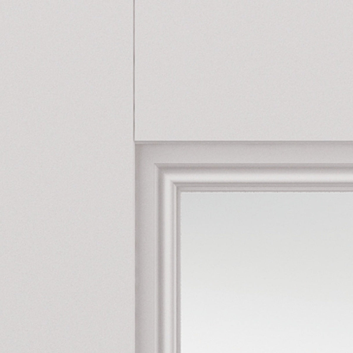 Belton White Primed Clear Glazed Internal Door - Lifestyle Image 2