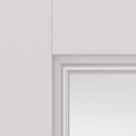 Belton White Primed Clear Glazed Internal Door - Lifestyle Image 2