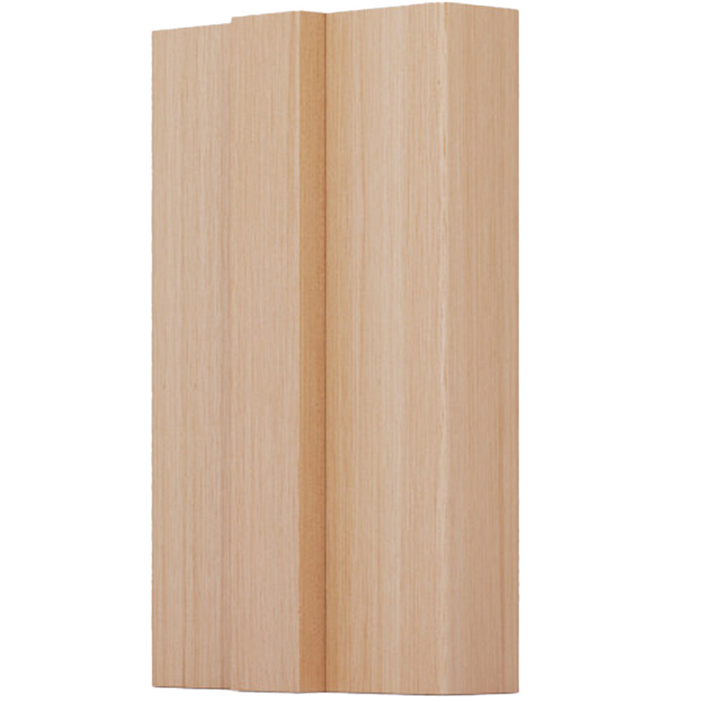 Product prefinished oak bifold frame kit with natural woodgrain finish