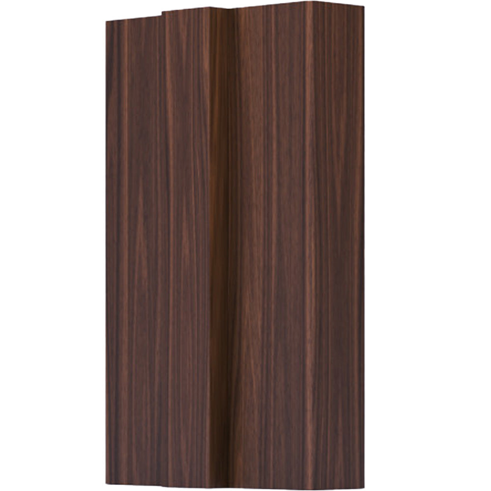 Product prefinished walnut bifold frame kit with dark woodgrain finish