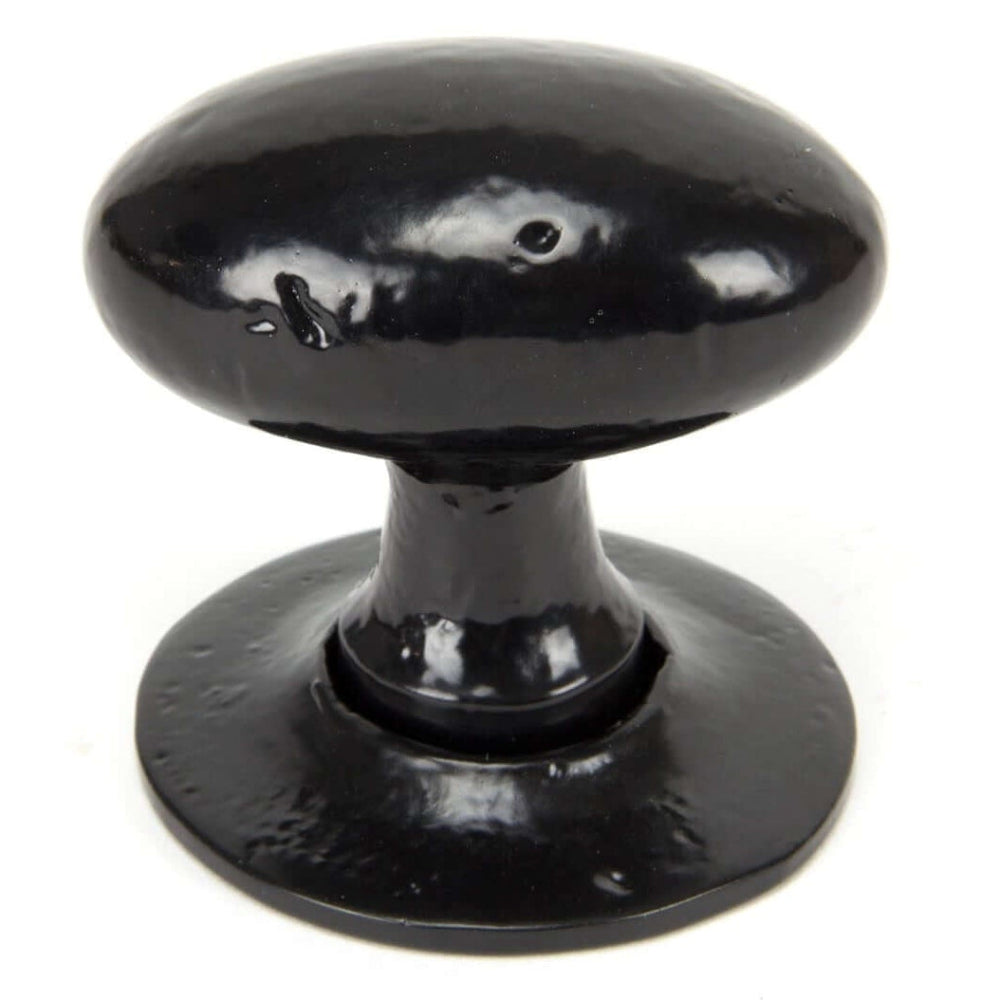 Product black oval mortice rim knob set