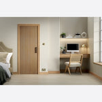 Brisbane Prefinished Oak Internal Door - Lifestyle Image 1