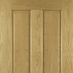 Bury Victorian Four Panel Oak Fire Door - Lifestyle Image 2