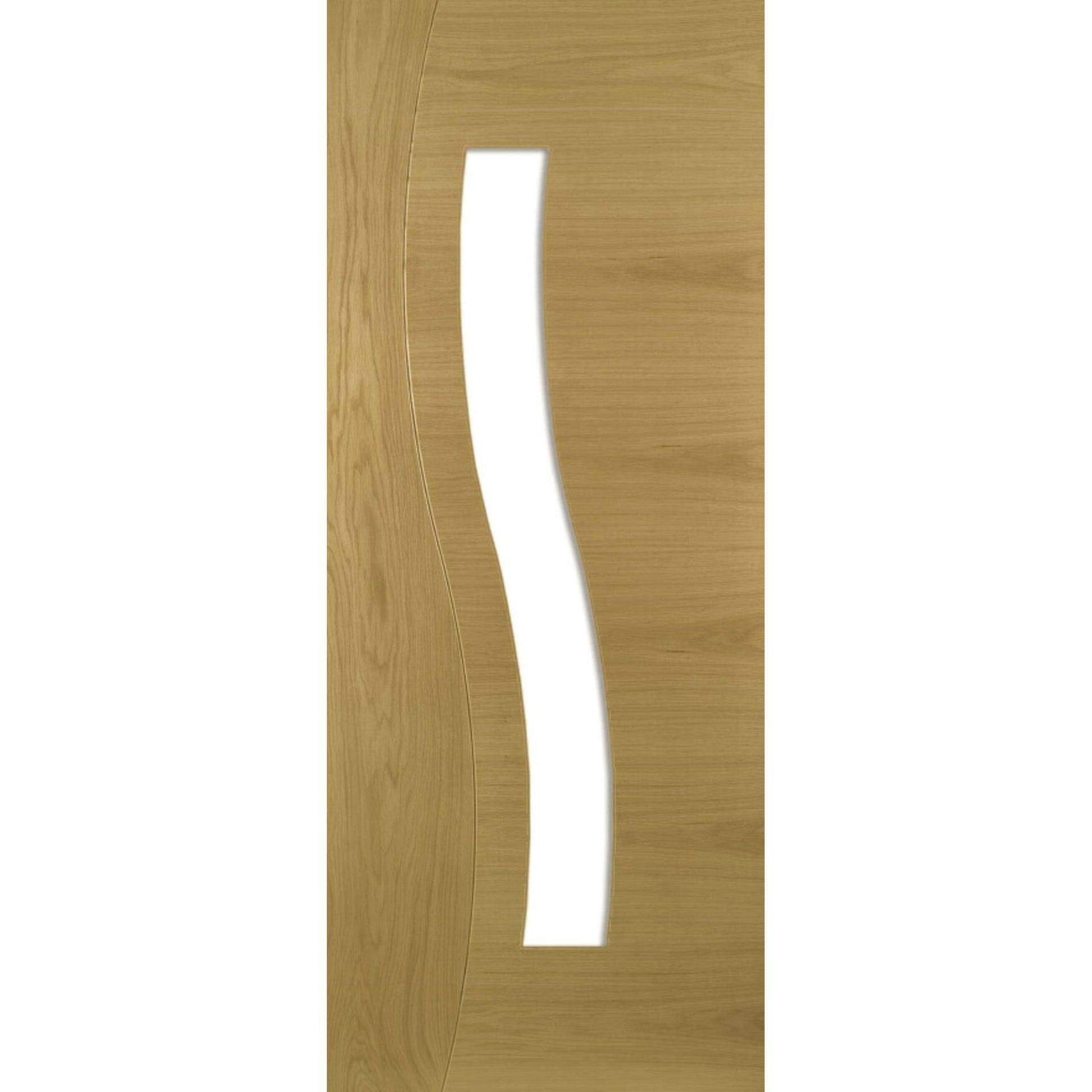 Cadiz Clear Glazed Prefinished Oak Door