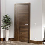 Cadiz Internal Engineered Prefinished Walnut Door - Lifestyle Image 2