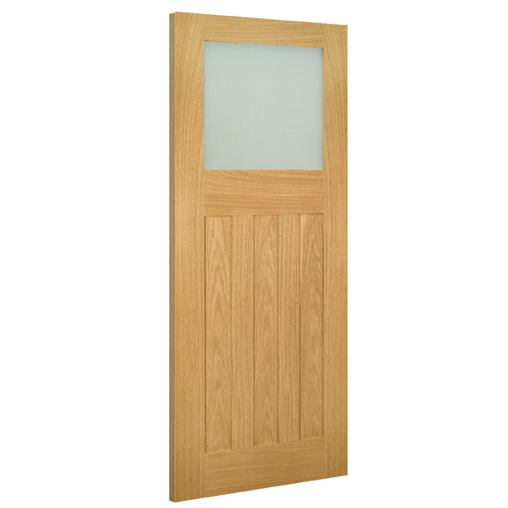 Buy Cambridge 1930's 1 Light Glazed Veneer Door online UK