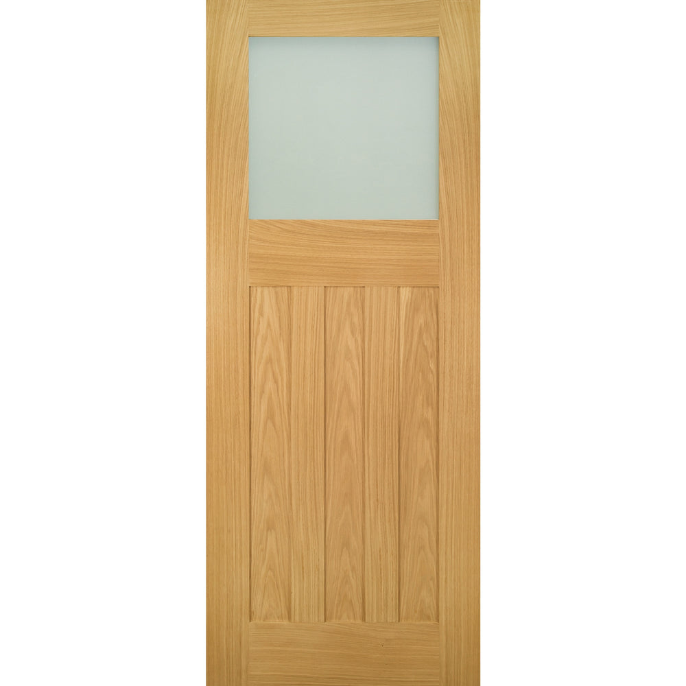 Product Cambridge 1930s one light glazed oak veneer door