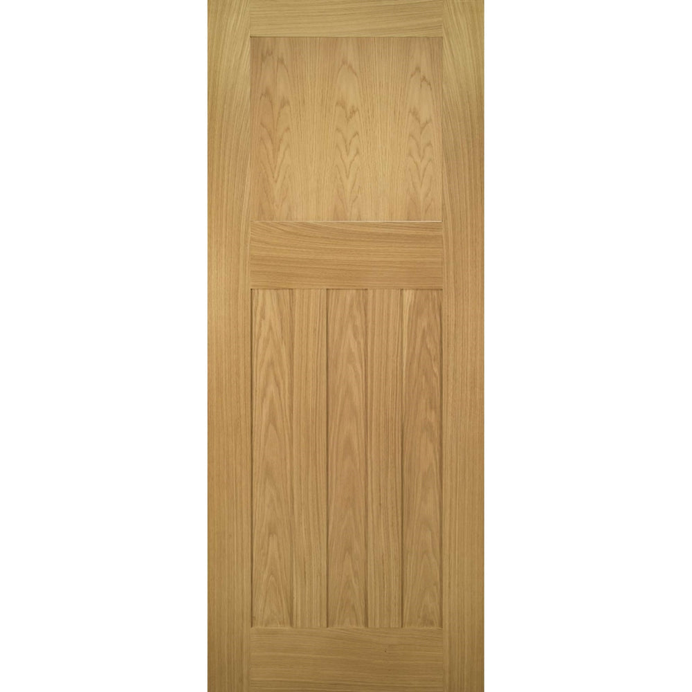 Product Cambridge oak fire door on white background