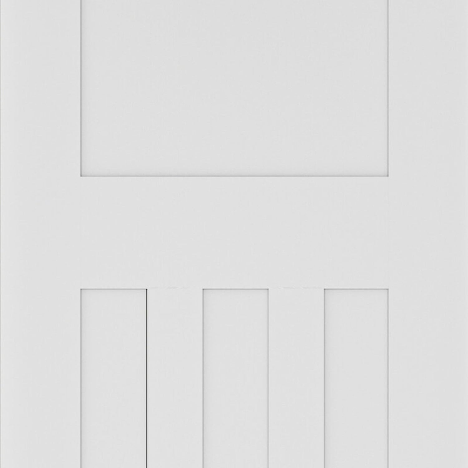 Cambridge White Primed FD30 Fire Door - Lifestyle Image 1