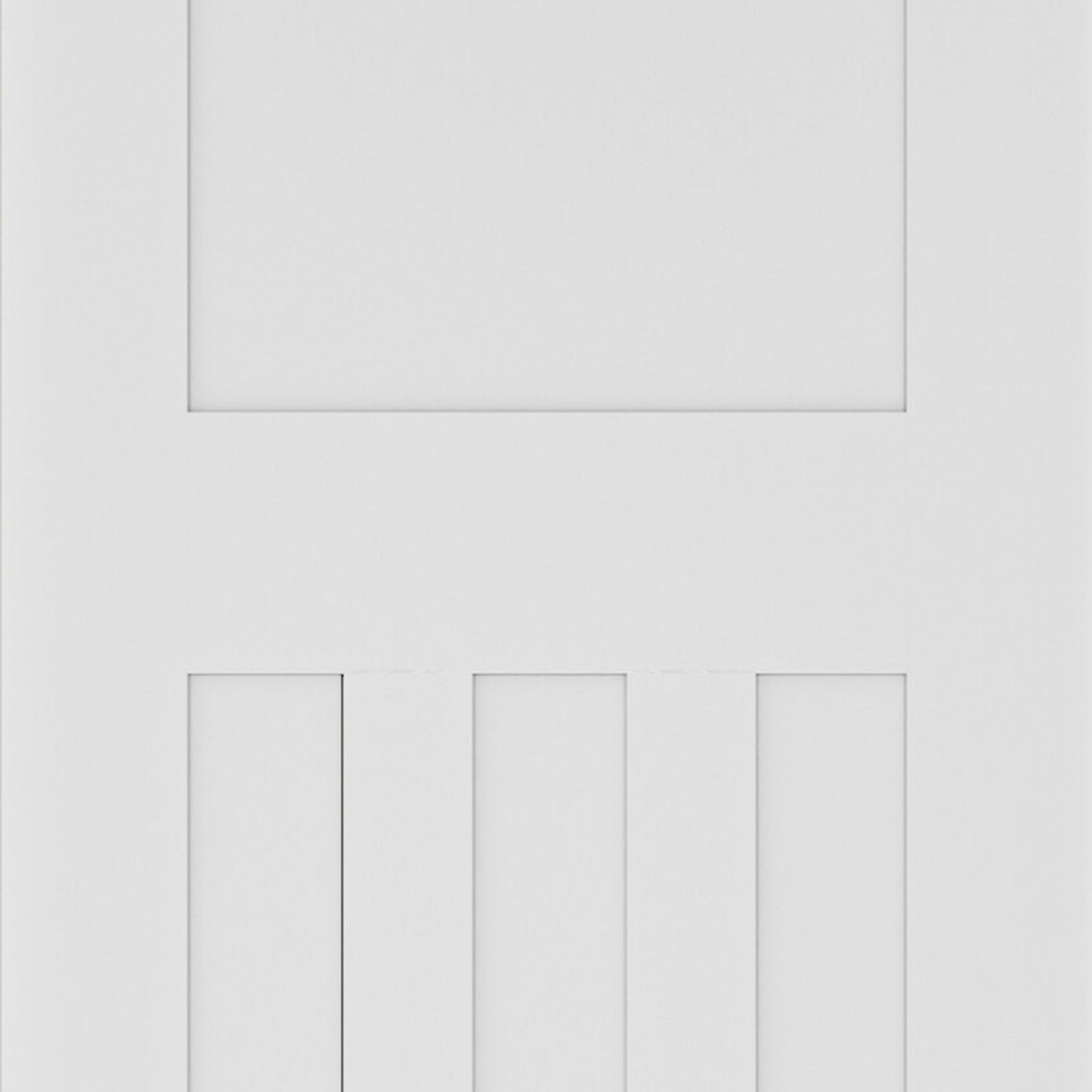 Cambridge White Primed FD30 Fire Door - Lifestyle Image 1