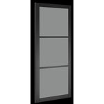 Camden Black Prefinished Tinted Glazed Internal Door - Lifestyle Image 2