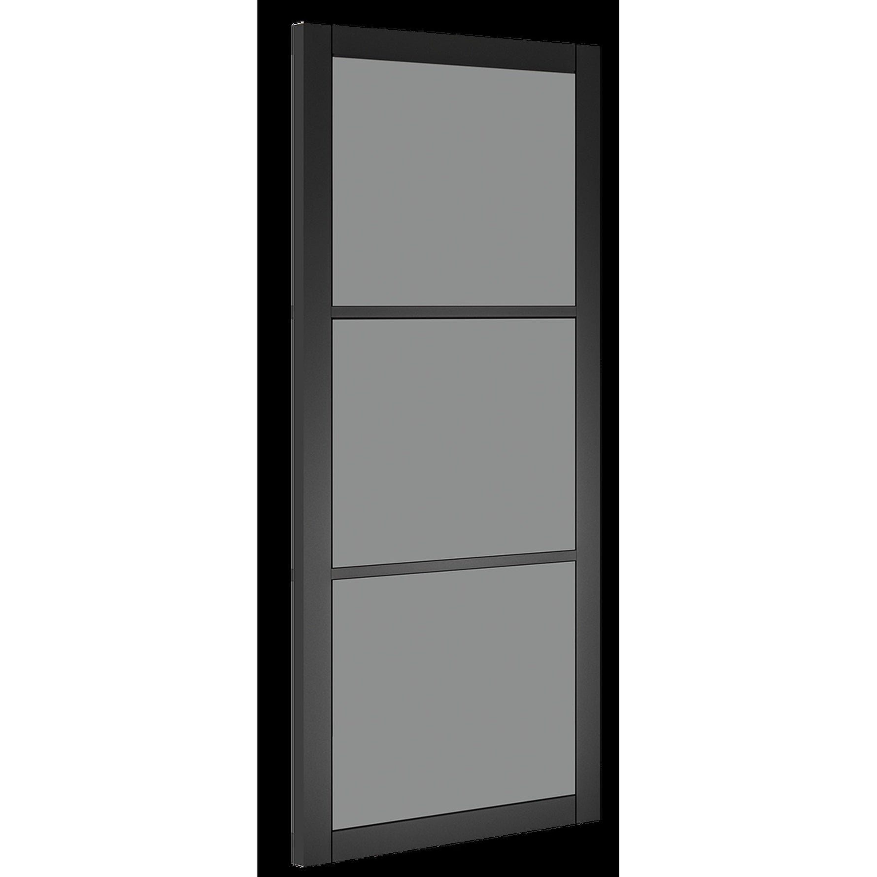 Camden Black Prefinished Tinted Glazed Internal Door - Lifestyle Image 2