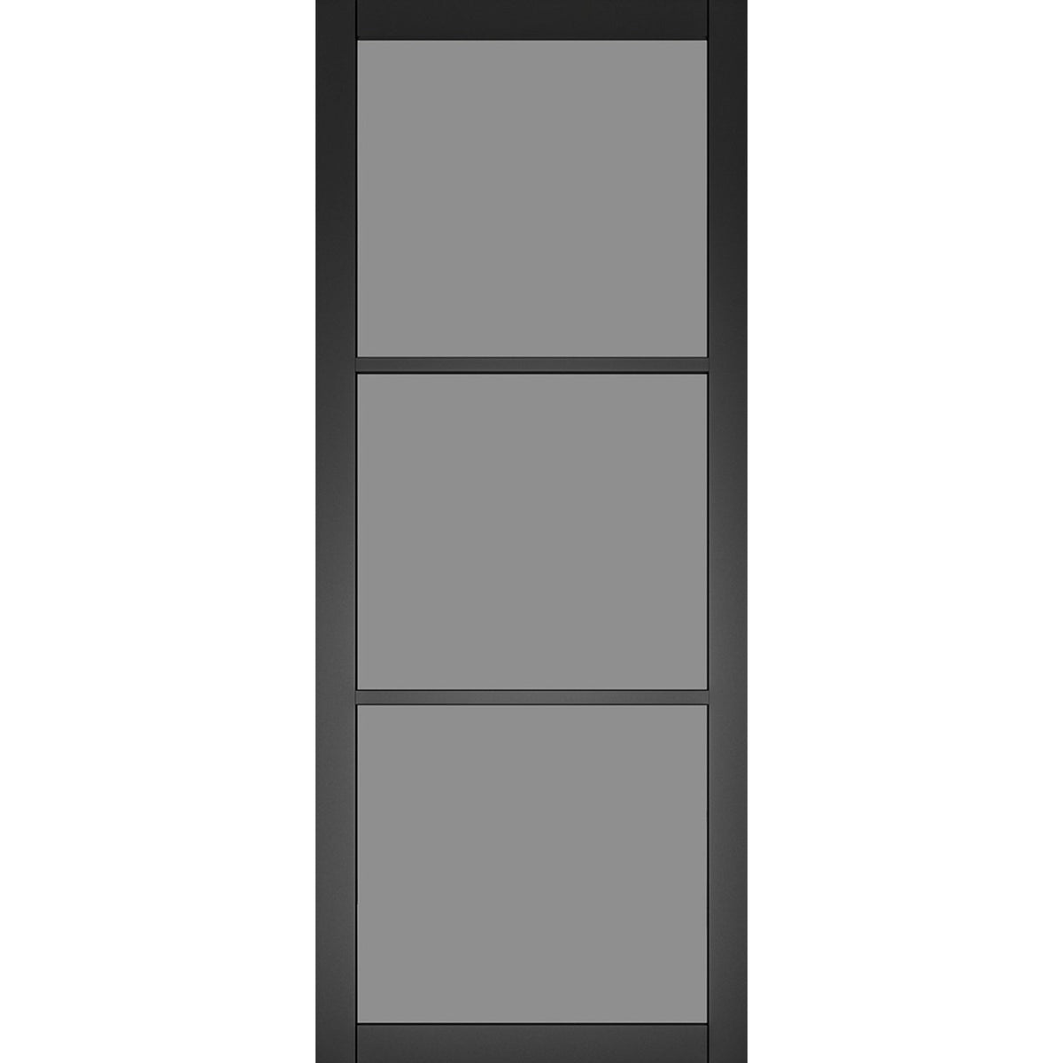 Camden Black Prefinished Tinted Glazed Internal Door - Main Product Image