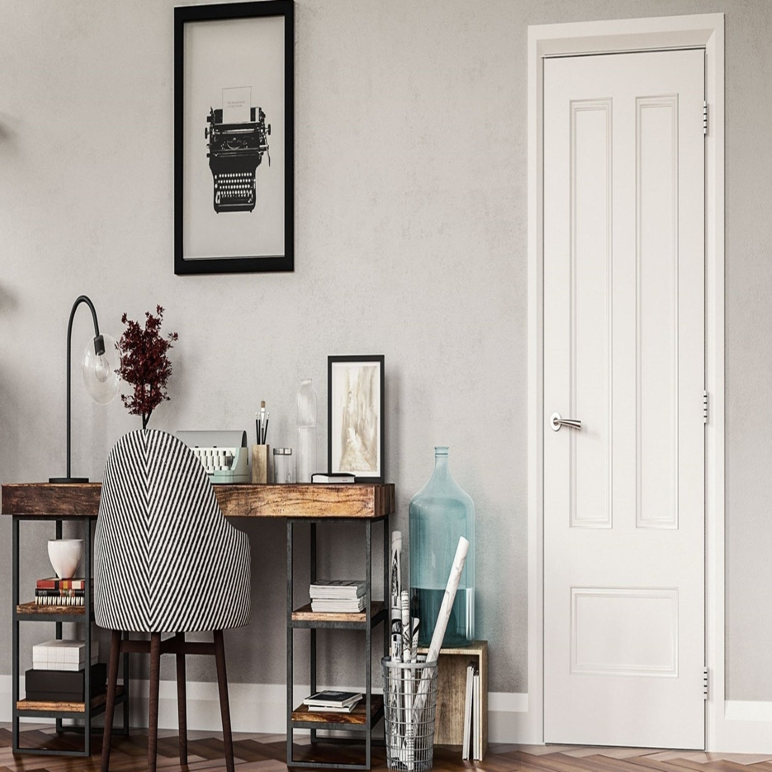 Canterbury Internal White Primed Door - Lifestyle Image 1