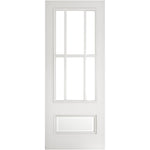 Canterbury glazed white internal door 