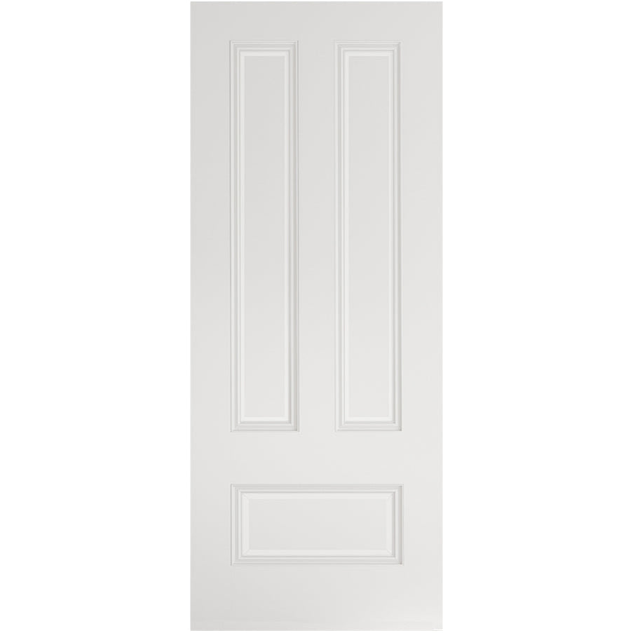 Product white primed Canterbury solid internal door with raised panel design