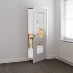 Catton White Primed Clear Glazed Internal Door - Lifestyle Image 2