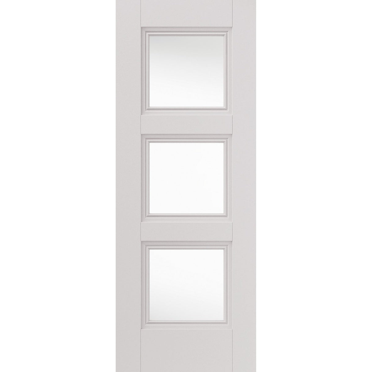 Catton White Primed Clear Glazed Internal Door - Main Product Image