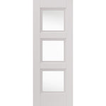 Catton White Primed Clear Glazed Internal Door - Main Product Image