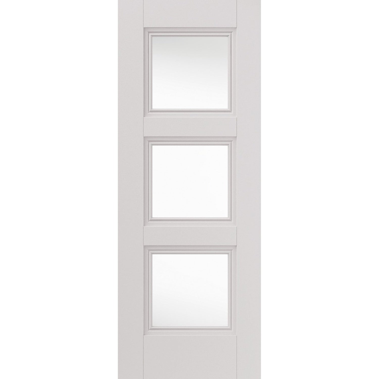 Catton White Primed Clear Glazed Internal Door - Main Product Image