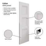 Catton White Primed FD30 Fire Door - Lifestyle Image 1