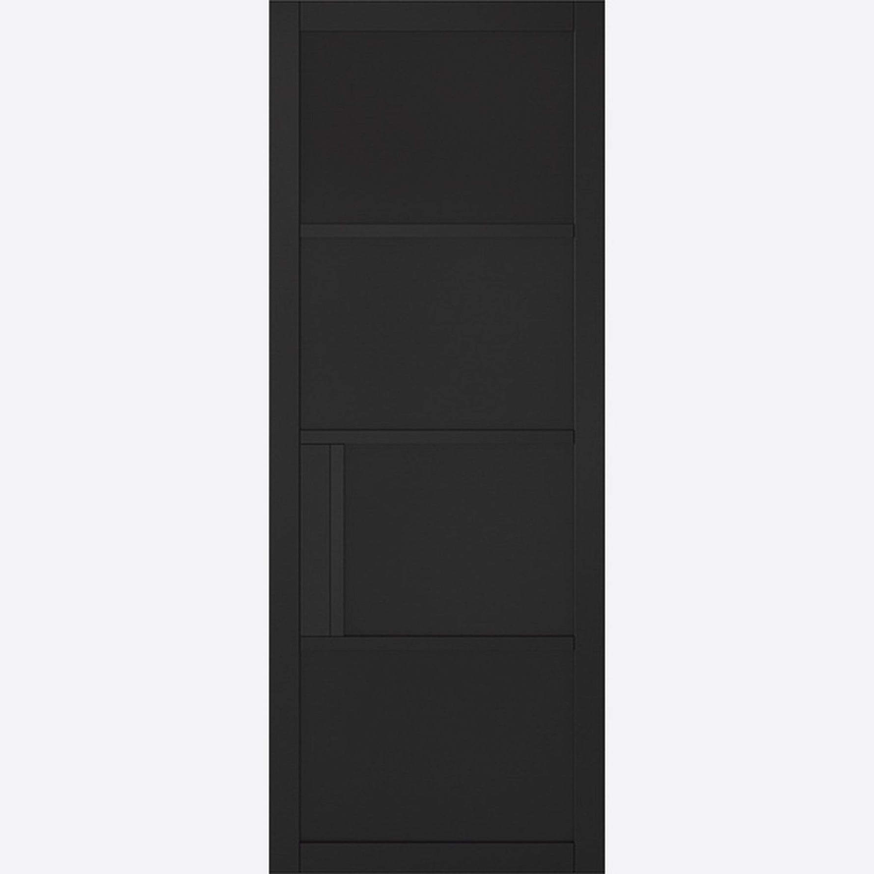 Chelsea Prefinished Black Internal Door - Main Product Image