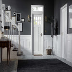 Chigwell Clear Glazed Hardwood External Door - Lifestyle Image 1