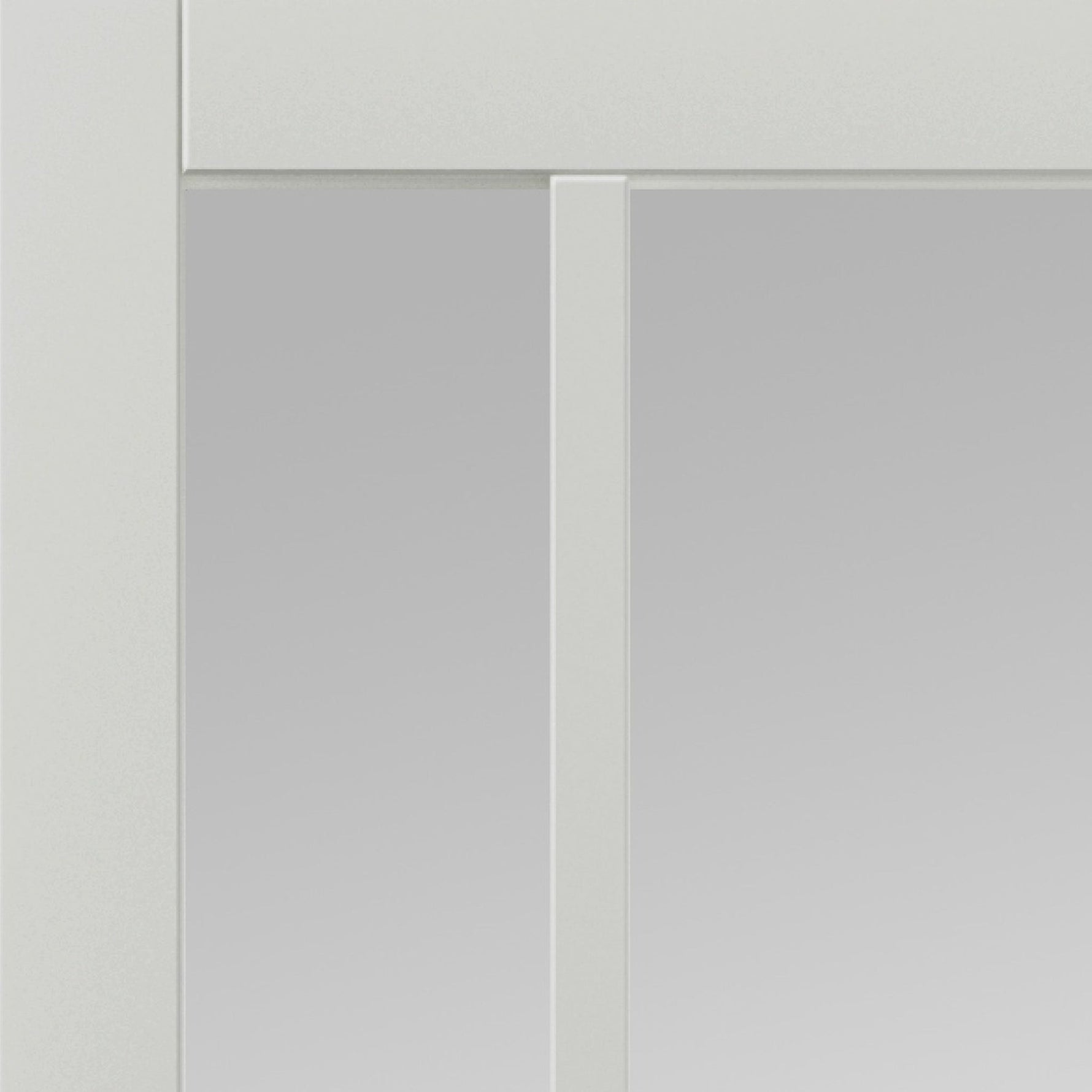 City White Clear Glass Internal Door - Lifestyle Image 3