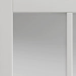 Civic White Clear glazed Internal Door - Lifestyle Image 1