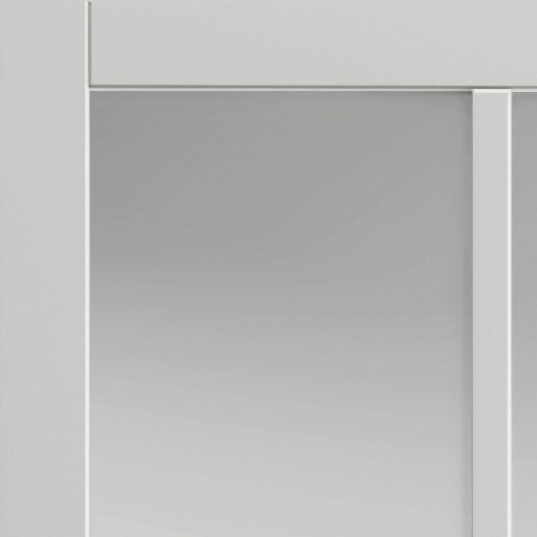 Civic White Clear glazed Internal Door - Lifestyle Image 1