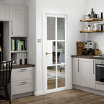 Civic White Clear glazed Internal Door - Lifestyle Image 3