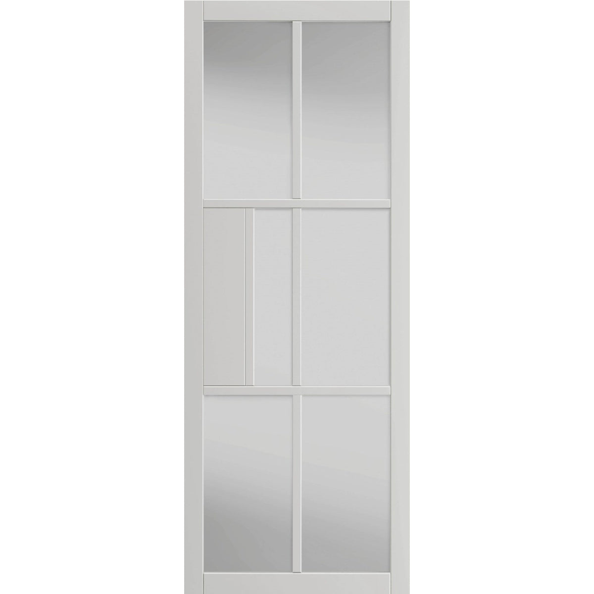 Civic White Clear glazed Internal Door - Main Product Image