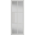 Civic White Clear glazed Internal Door - Main Product Image