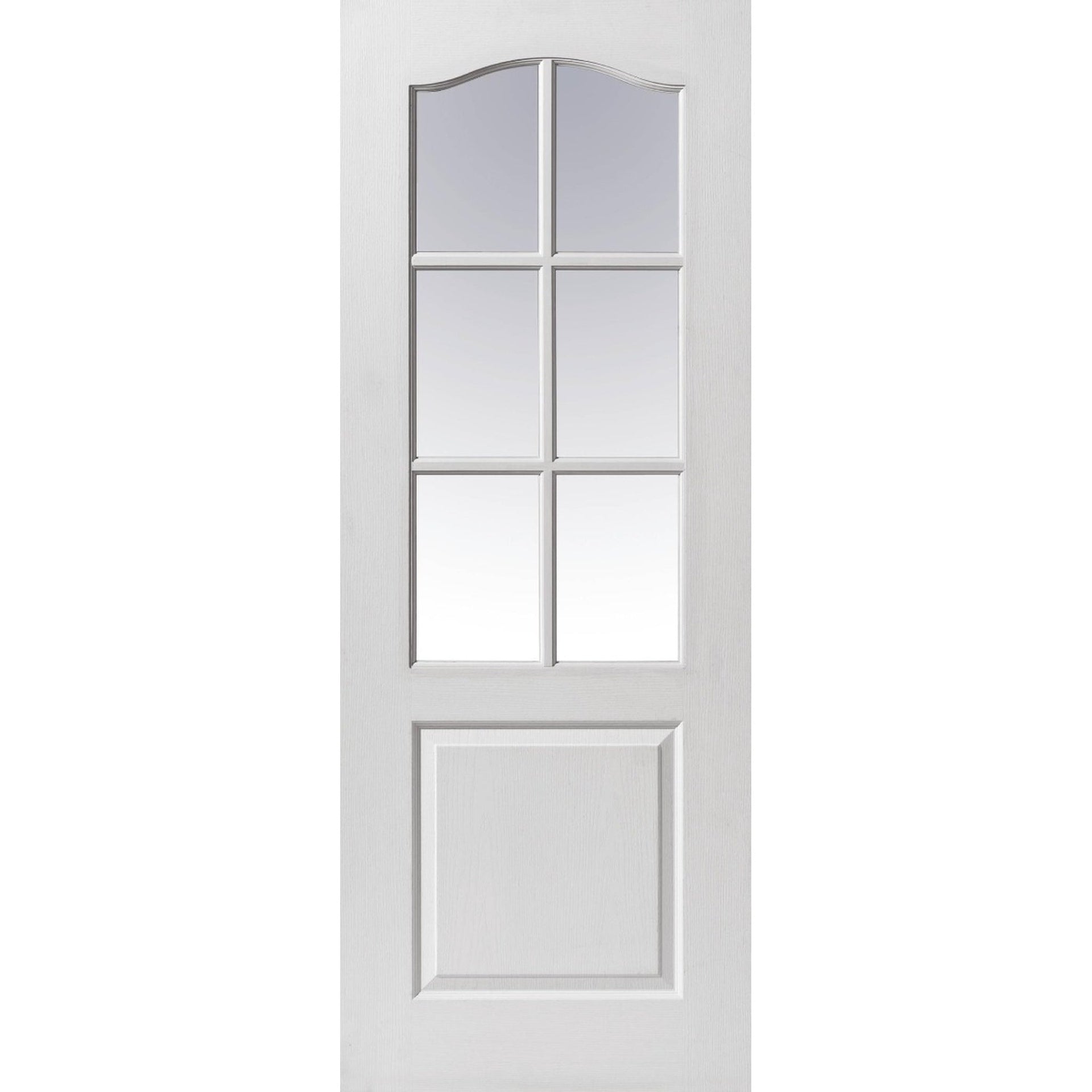 Classique 6 Light White Primed Internal Door - Main Product Image