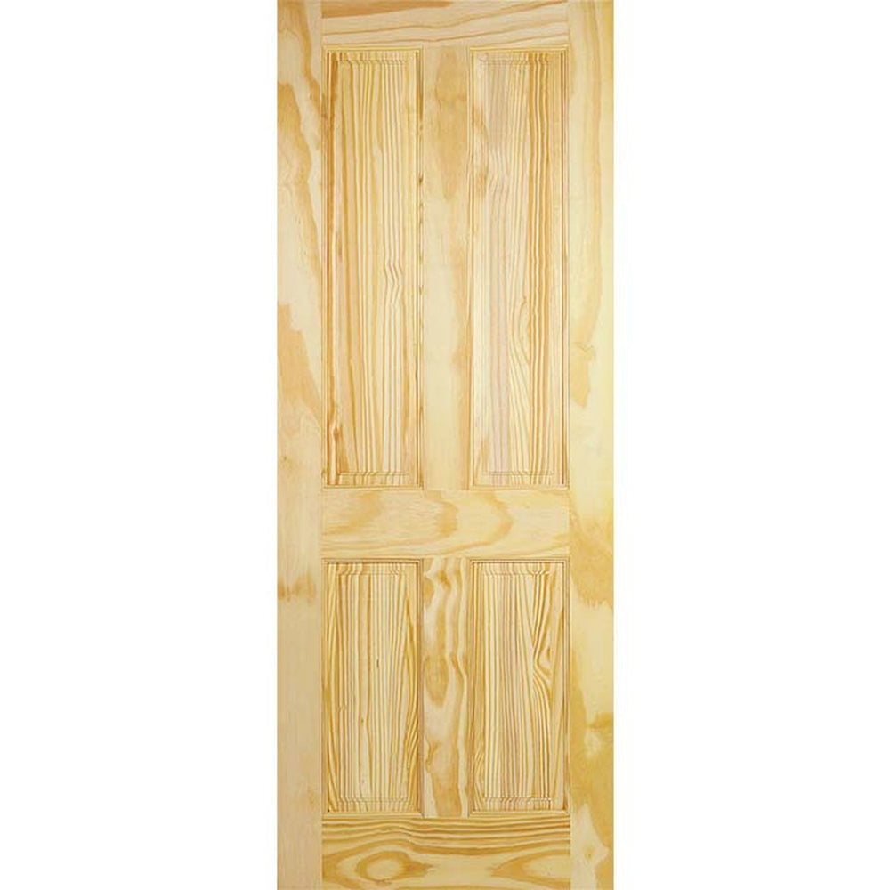 Product clear pine 4 panel internal door