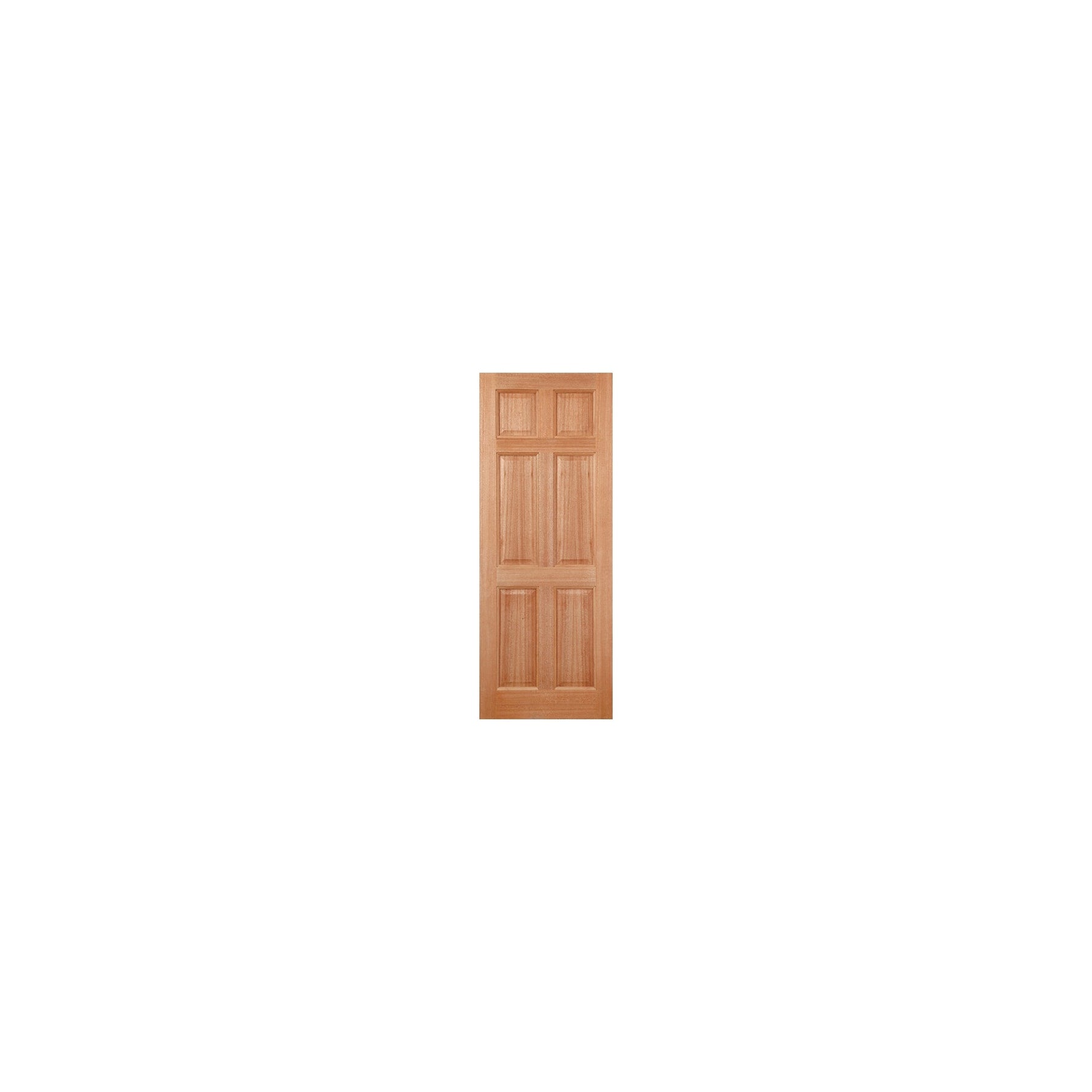 Colonial 6 Panel Hardwood Dowelled External Door - Main Product Image