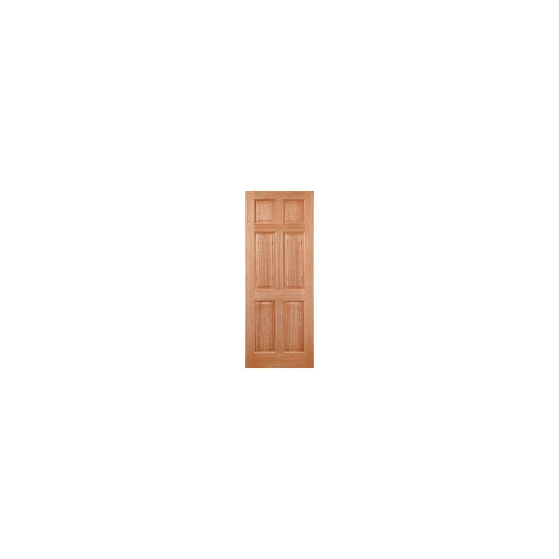 Colonial 6 Panel Hardwood Dowelled External Door - Main Product Image