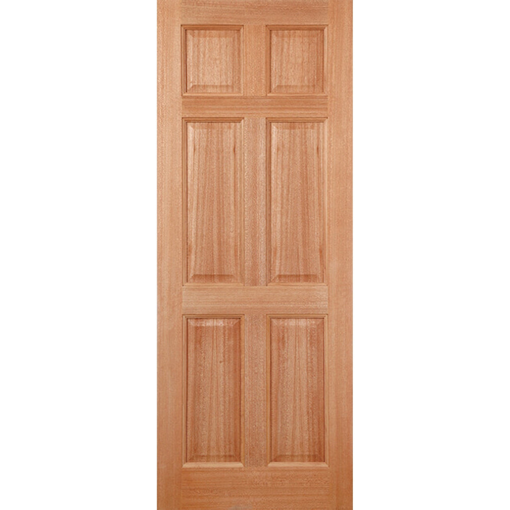Product Colonial six-panel hardwood external door