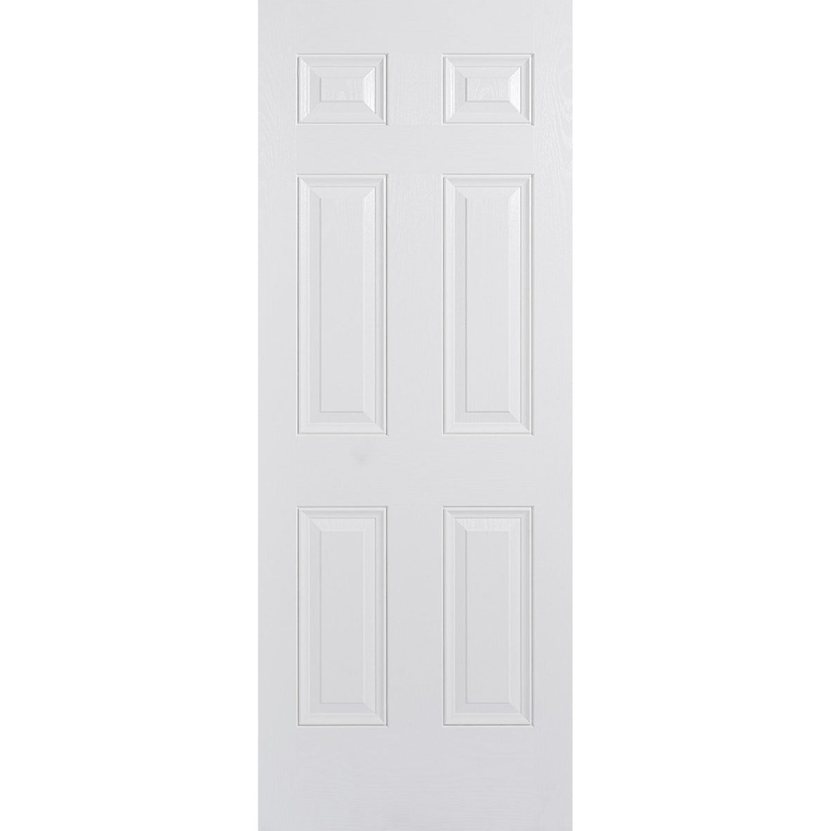 Colonial White 6 Panel GRP External Door - Main Product Image