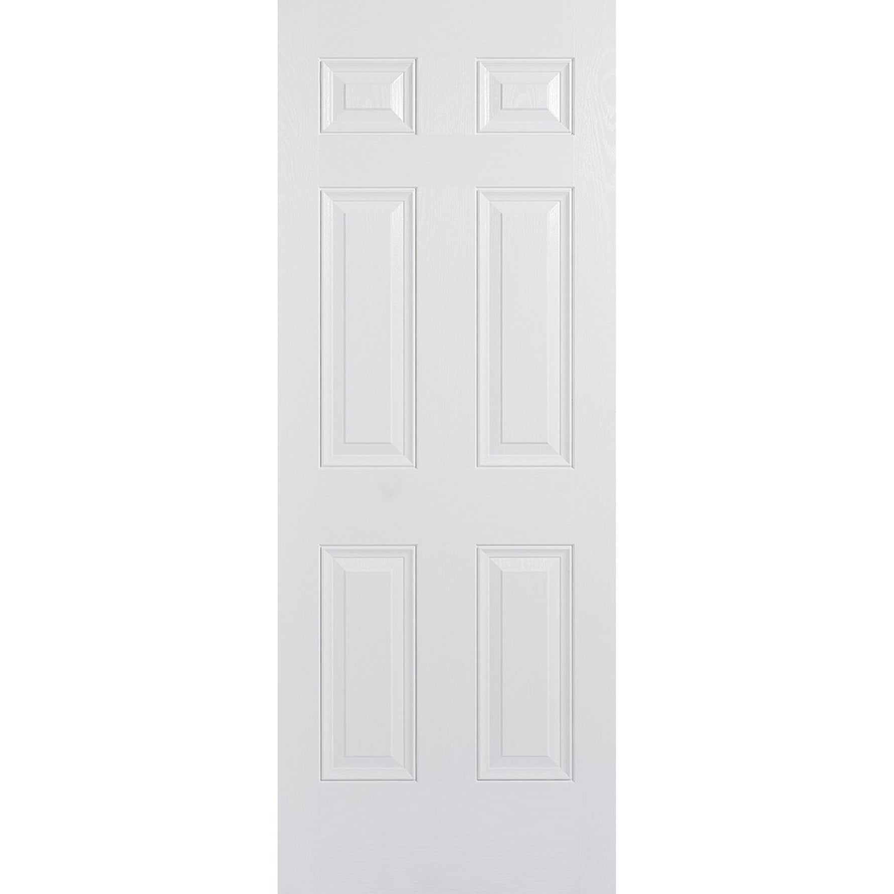 Colonial White 6 Panel GRP External Door - Main Product Image