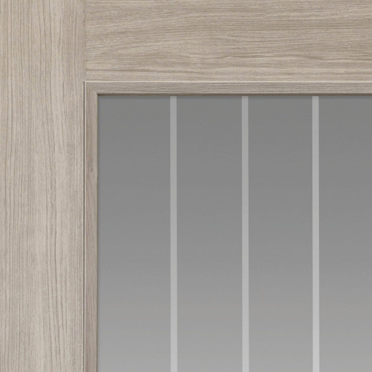 Colorado Light Grey Glazed Laminate Internal Door - Lifestyle Image 3