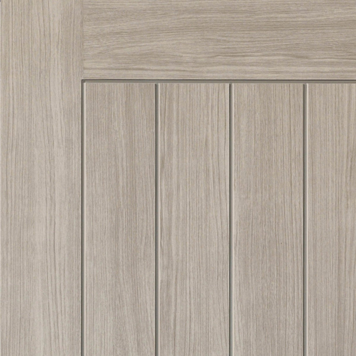Colorado Light Grey Laminate FD30 Fire Door - Lifestyle Image 1