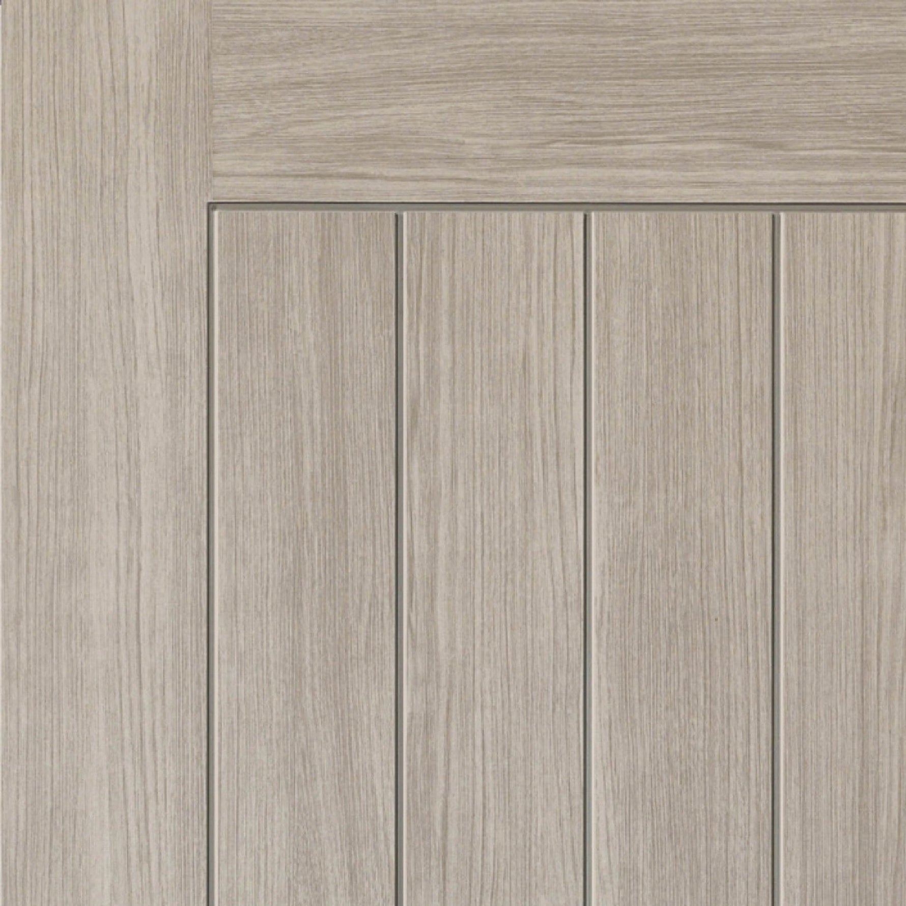 Colorado Light Grey Laminate FD30 Fire Door - Lifestyle Image 1
