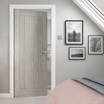 Colorado Light Grey Laminate FD30 Fire Door - Main Product Image